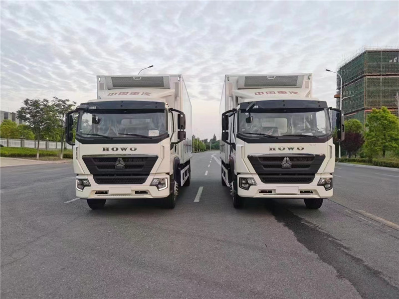 重汽豪沃6米8雞苗運輸車(chē)