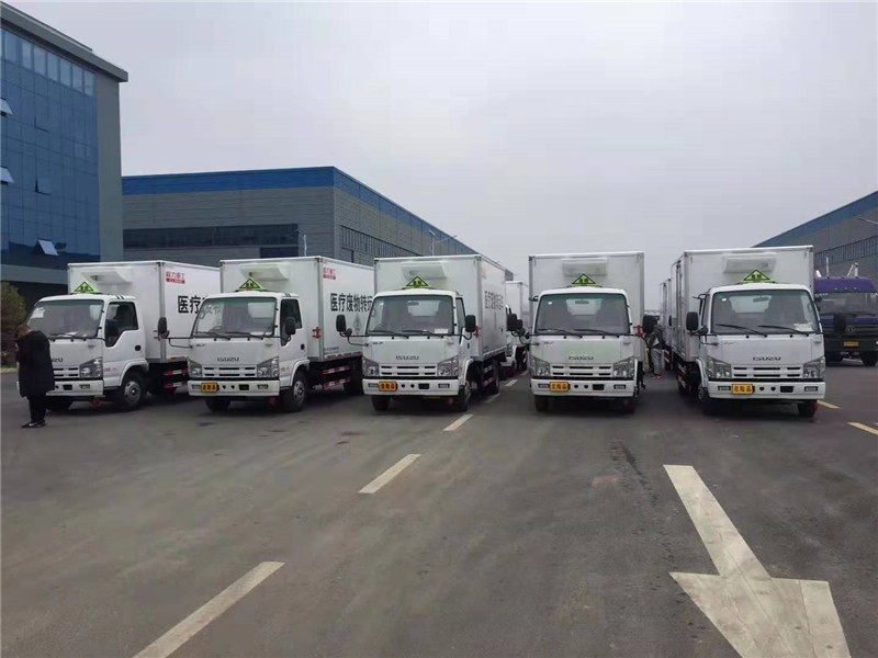 五十鈴4米2醫療廢物轉運車(chē)