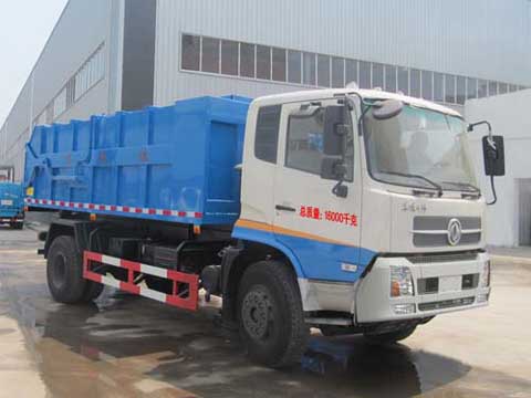 程力威牌CLQ5160ZLJ4D型自卸式垃圾車(chē)