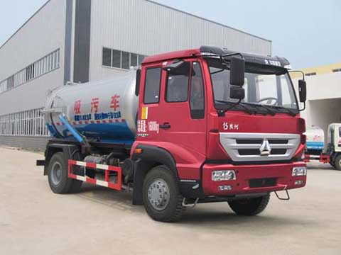 程力威牌CLQ5160GXW4ZZ型吸污車(chē)